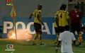 Al Ahly vs Sepahan FC, first ever live bomb thrown by fans at players